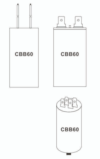 CBB60 original outline and terminal drawing