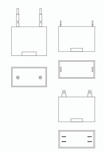 CBB61 original outline and terminal drawing